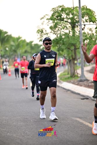 Race photo from CISANGKAN KBP CITY RUN 2025