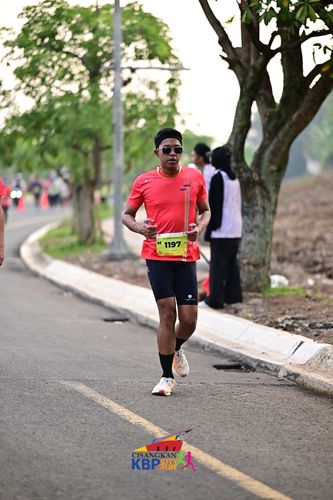 Race photo from CISANGKAN KBP CITY RUN 2025