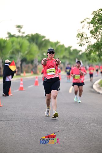 Race photo from CISANGKAN KBP CITY RUN 2025