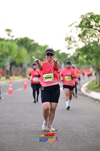 Race photo from CISANGKAN KBP CITY RUN 2025