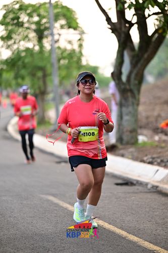 Race photo from CISANGKAN KBP CITY RUN 2025