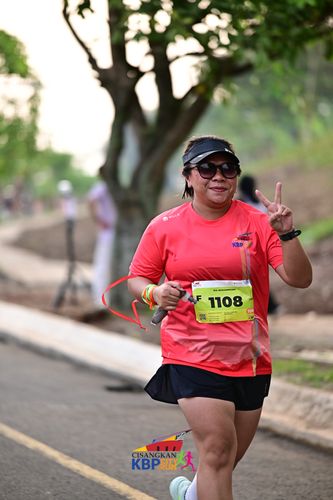 Race photo from CISANGKAN KBP CITY RUN 2025