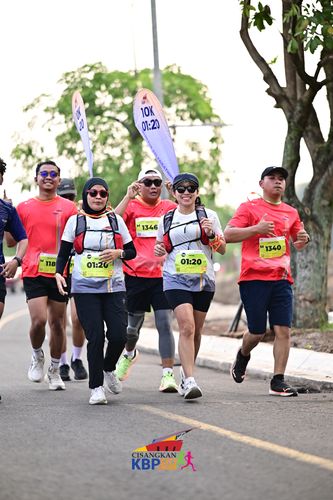 Race photo from CISANGKAN KBP CITY RUN 2025