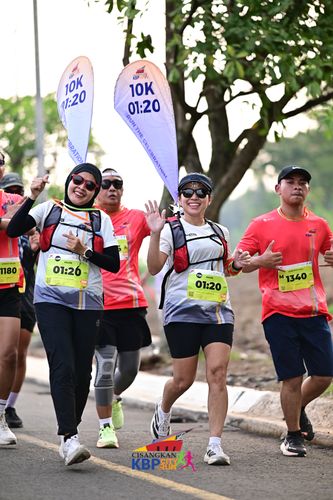 Race photo from CISANGKAN KBP CITY RUN 2025