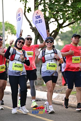 Race photo from CISANGKAN KBP CITY RUN 2025