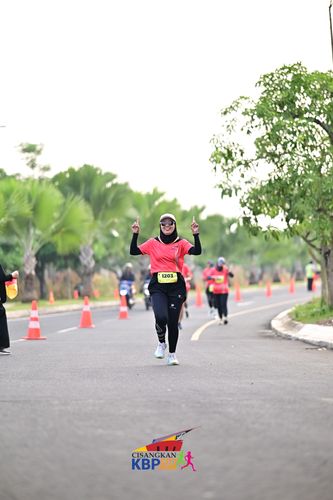 Race photo from CISANGKAN KBP CITY RUN 2025