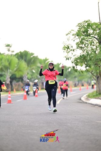 Race photo from CISANGKAN KBP CITY RUN 2025