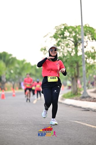 Race photo from CISANGKAN KBP CITY RUN 2025