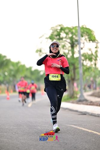 Race photo from CISANGKAN KBP CITY RUN 2025
