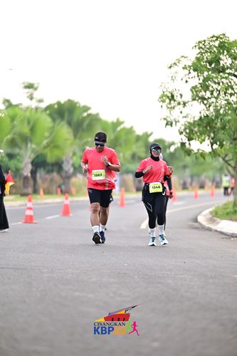 Race photo from CISANGKAN KBP CITY RUN 2025