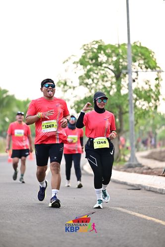 Race photo from CISANGKAN KBP CITY RUN 2025