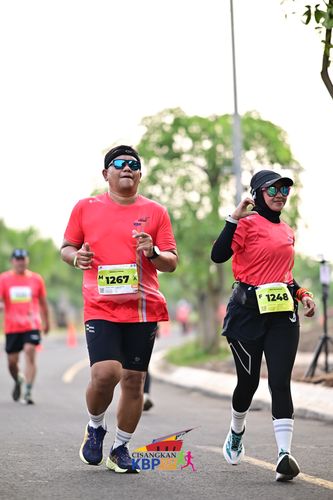 Race photo from CISANGKAN KBP CITY RUN 2025
