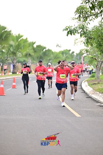 Race photo from CISANGKAN KBP CITY RUN 2025
