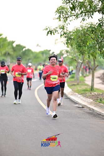 Race photo from CISANGKAN KBP CITY RUN 2025