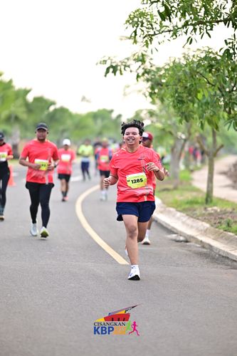 Race photo from CISANGKAN KBP CITY RUN 2025