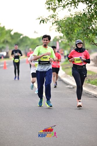 Race photo from CISANGKAN KBP CITY RUN 2025
