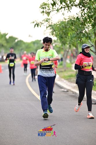 Race photo from CISANGKAN KBP CITY RUN 2025