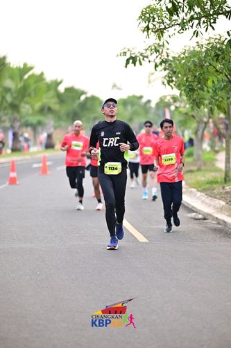 Race photo from CISANGKAN KBP CITY RUN 2025