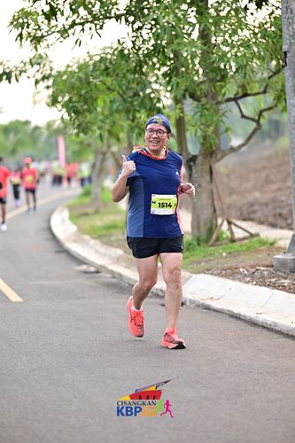Race photo from CISANGKAN KBP CITY RUN 2025