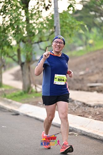 Race photo from CISANGKAN KBP CITY RUN 2025