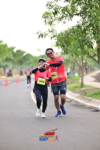 Race photo from CISANGKAN KBP CITY RUN 2025