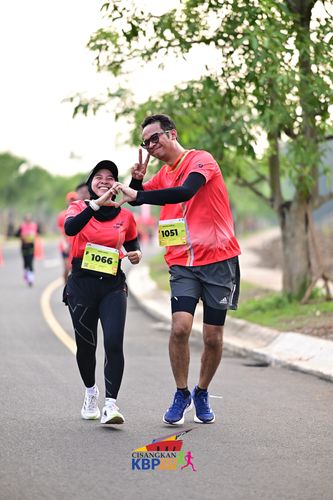 Race photo from CISANGKAN KBP CITY RUN 2025