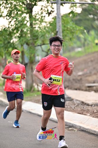 Race photo from CISANGKAN KBP CITY RUN 2025