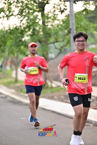 Race photo from CISANGKAN KBP CITY RUN 2025