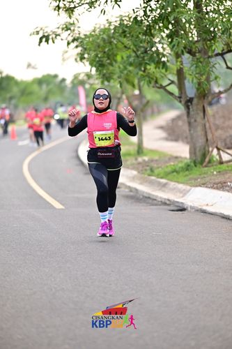 Race photo from CISANGKAN KBP CITY RUN 2025