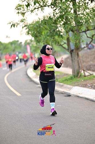 Race photo from CISANGKAN KBP CITY RUN 2025