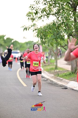 Race photo from CISANGKAN KBP CITY RUN 2025