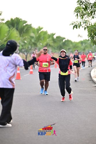 Race photo from CISANGKAN KBP CITY RUN 2025