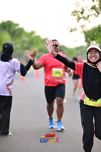 Race photo from CISANGKAN KBP CITY RUN 2025
