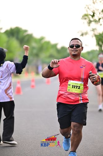 Race photo from CISANGKAN KBP CITY RUN 2025