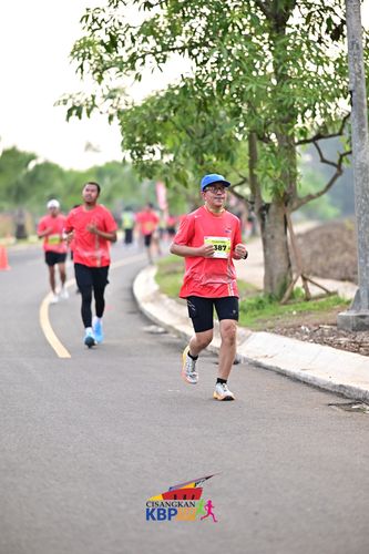 Race photo from CISANGKAN KBP CITY RUN 2025