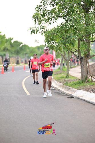 Race photo from CISANGKAN KBP CITY RUN 2025