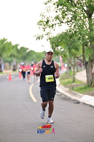 Race photo from CISANGKAN KBP CITY RUN 2025