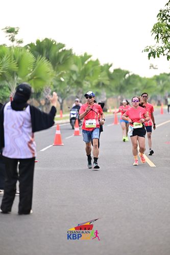 Race photo from CISANGKAN KBP CITY RUN 2025