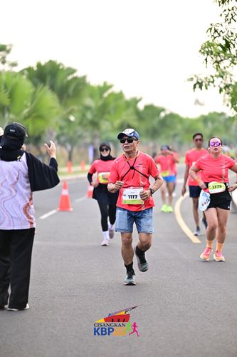 Race photo from CISANGKAN KBP CITY RUN 2025