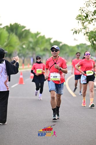 Race photo from CISANGKAN KBP CITY RUN 2025