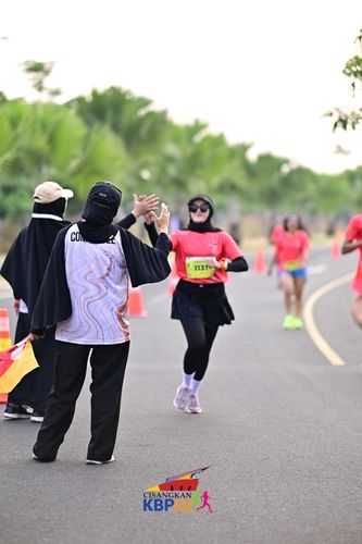 Race photo from CISANGKAN KBP CITY RUN 2025