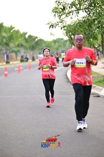 Race photo from CISANGKAN KBP CITY RUN 2025