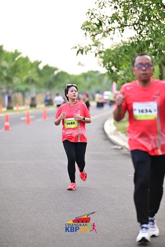 Race photo from CISANGKAN KBP CITY RUN 2025