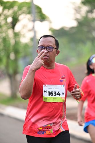 Race photo from CISANGKAN KBP CITY RUN 2025
