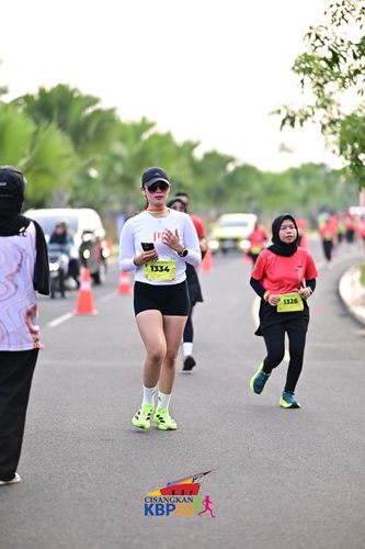 Race photo from CISANGKAN KBP CITY RUN 2025