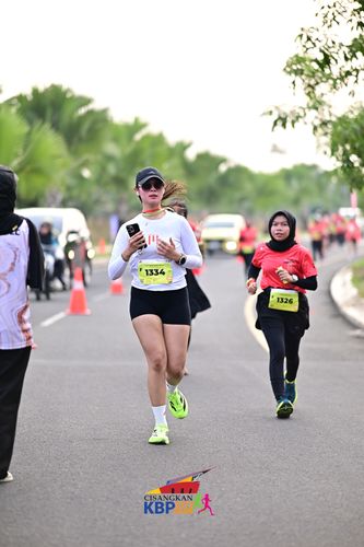 Race photo from CISANGKAN KBP CITY RUN 2025