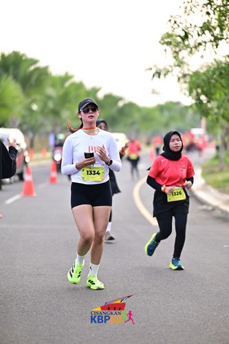 Race photo from CISANGKAN KBP CITY RUN 2025
