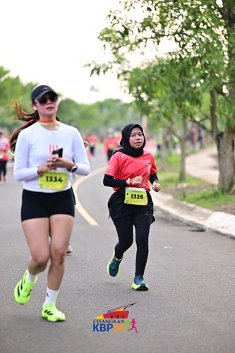 Race photo from CISANGKAN KBP CITY RUN 2025