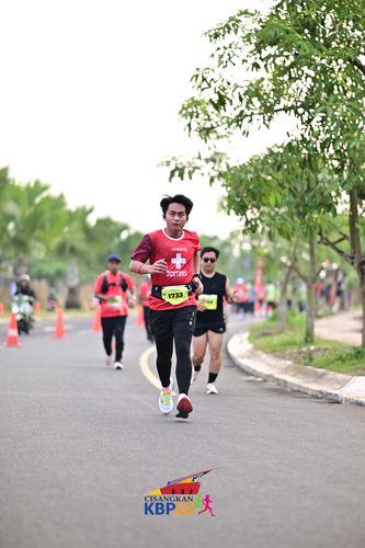 Race photo from CISANGKAN KBP CITY RUN 2025