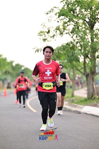 Race photo from CISANGKAN KBP CITY RUN 2025